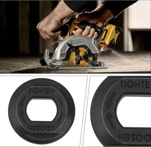 1Pc Circular Saw Outer Flange Blade Clamp with Bolt Circular Saw Blade Mounting Kit N621119 648697-00 Compatible with DeWalt DCS391 DCS367 DCS565 Black in Kuwait