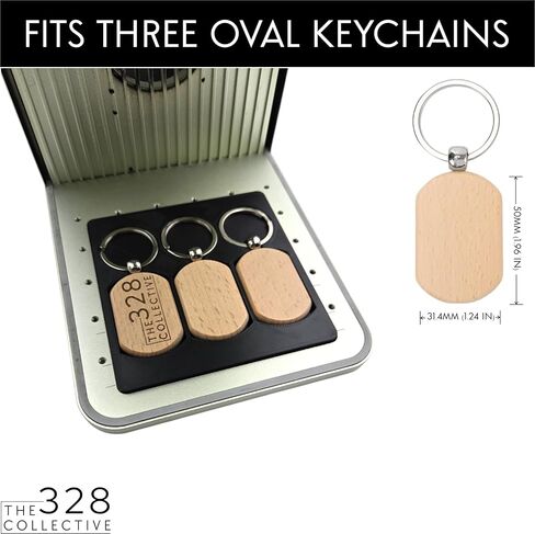 Keychain Jig 4-Pack for xTool F1 / F1 Lite / F2 - تركيبات محاذاة سلسلة المفاتيح الخشبية للنقش بالليزر - الفراغات المربعة والمستديرة والبيضاوية والمستطيلة in Kuwait