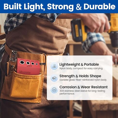 Muzata Upgraded Multi Angle Drill Guide Jig 30 45 90 Degree Portable Drilling Template 4 Sizes for Horizontal Angle Wood Post Stairs Handrails 3/16 1/8 Cable Railing Hardware Kit Tool CT24 in Kuwait