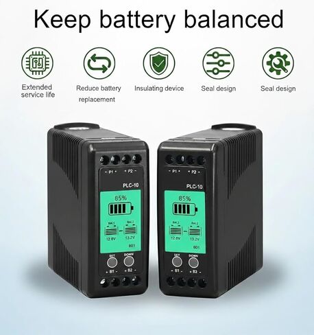 معادل البطارية، موازن نشط 10 أمبير Lipo/Lifepo4 متصل في سلسلة LCD متوازية لـ 24/36/48 فولت/96 فولت، معادل بطارية PLC-10 7-18 فولت بطاريات تبديل تعمل باللمس موازن الجهد الكهربي in Kuwait