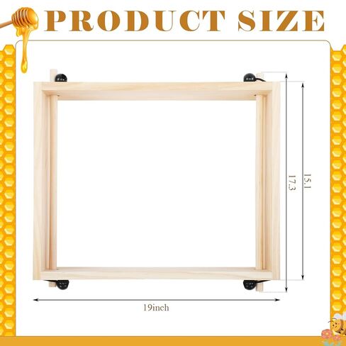 Leinuosen 19''×15'' Beekeeping Frame Assembly Jig Beehive Bee Frame Holder Deck Jig 10 at a Time Assembled Deep, Medium, and Also Shallow Frames for Beekeeper Beekeeping in Kuwait