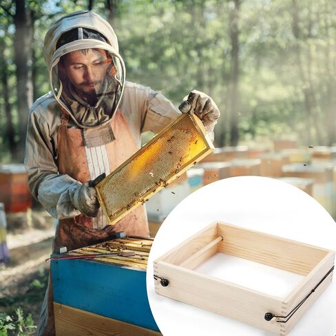 Leinuosen 19''×15'' Beekeeping Frame Assembly Jig Beehive Bee Frame Holder Deck Jig 10 at a Time Assembled Deep, Medium, and Also Shallow Frames for Beekeeper Beekeeping in Kuwait