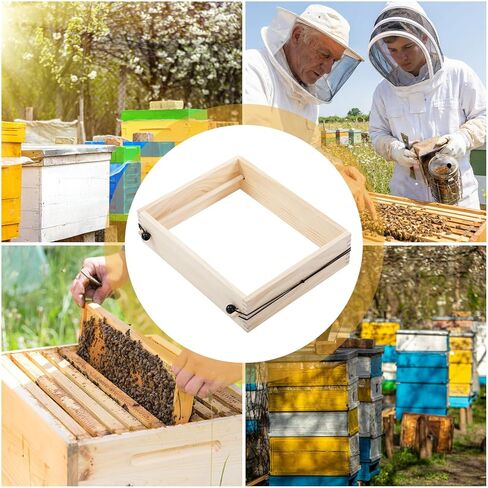 Leinuosen 19''×15'' Beekeeping Frame Assembly Jig Beehive Bee Frame Holder Deck Jig 10 at a Time Assembled Deep, Medium, and Also Shallow Frames for Beekeeper Beekeeping in Kuwait