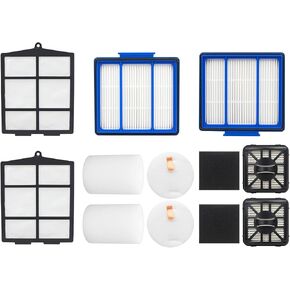 Replacement Filters for Shark AV1010AE RV1001AE RV910S RV1000S RV1002AE RV912S AV992 AV912S R101AE RV1000 AV970 AV993 AV1002AE RV100AE UR1000SR IQ Robot Vacuum (12 Pack) in Kuwait