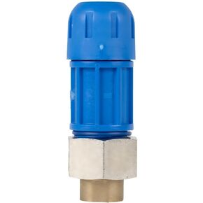 اتحاد تقليل الضاغط F1221 - لنظام الهواء المضغوط FastPipe السريع - تركيب 90 درجة / استبدال أجزاء ضاغط الهواء - 3/4 بوصة × 1/2 بوصة NPT حلقة دائرية مزدوجة باللون الأزرق in Kuwait