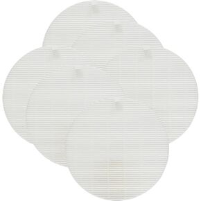 PUREBURG Replacement Filter Compatible with Melodysusie HPro SProR Nail Dust Collector,6-Pack Dimensions : 6.3" x 6.3" x 0.39" Air Clean nail dust High-efficiently in Kuwait