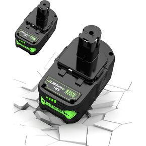 ترقية عالية السعة 8.0 أمبير متوافقة مع بطارية Ryobi 18V البديلة 18 فولت P102 P108 P103 P104 P105 P107 P109 P122 أدوات بطارية الطاقة اللاسلكية (8AH * 2) in Kuwait