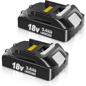 3.0 Ah BL1815 استبدال بطارية ماكيتا 18 فولت بطارية ليثيوم أيون BL1815N BL1820 BL1820 BL1830 BL1840 BL1840B BL1850 BL1840B BL1860 أدوات لاسلكية 2 حزم in Kuwait