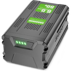 Upgraded 6000mAh GBA80200 Battery Replace for Greenworks PRO 80V, Lithium Ion GBA80200 GBA80300 GBA80400 GBA80500 GBA80250 Compatible with Greenworks 80V Max Power Tools Battery (Not for Kobalt) in Kuwait