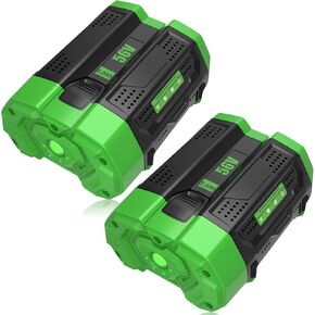 2Packs 5000mAh Ultra High Capacity Lithium ion Battery Replacement for EGO 56V Battery Compatible with EGO 56 Volt BA2800 BA2800T BA4200 BA4200T BA1400 BA1400T BA5600T Cordless Power Tools(Multi) in Kuwait