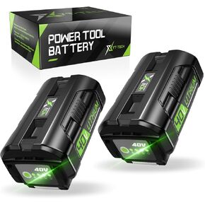 40 فولت OP40601 بديل لبطارية Ryobi 40 فولت 5.0 أمبير، متوافق مع بطارية ليثيوم Ryobi 40 فولت OP4026 OP4050A OP4040 OP4030 OP4050 متوافق مع أداة الطاقة اللاسلكية 40 فولت in Kuwait