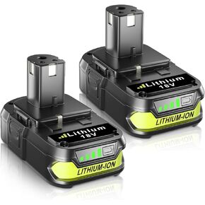 FERRYBOAT 2Packs 3600mAh P102 Replacement for Ryobi 18V Battery Compatible with Ryobi 18 Volt Battery Lithium-ion P102 P103 P104 P105 P107 P108 P109 P122 P190 in Kuwait