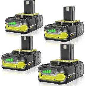 VANON 3.6Ah P102 18 Volt Lithium ion Battery Replacement for Ryobi 18V Battery Compatible with Ryobi 18V Cordless Tools P107 P105 P104 P103 P108 2Pack in Kuwait
