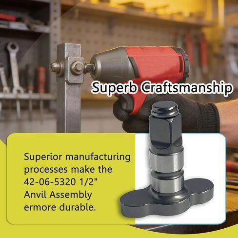 42-06-5320 1/2" Anvil Assembly Fit for 2967-20 Friction Ring Type Durable New Replacement Part in Kuwait