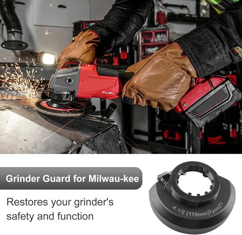 43-54-1070 Angle Grinder Guard for Milwau-kee,4-1/2" (115mm) Type 27 Blade Safety Guard Assembly Fits For milwau-kee Angle/Cut Off Grinder 6140-30, 6140-33, 6148-30, 2680-20, 2680-22, 6122-31, 6148-31 in Kuwait