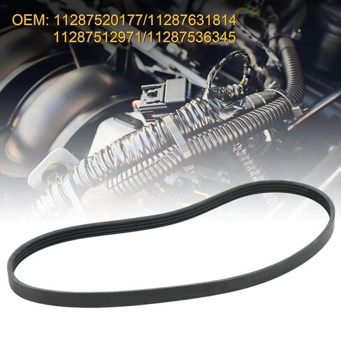 11287512971 حزام الضاغط 2000-2008 مناسب لاستبدال BMW 7 Series 735Li 745Li #11287512762 11287631814 7512762 7512971 1124PK860 4PK860 AD04R860 4PK860 4PK863 860K4 DV4PK0860 in Kuwait