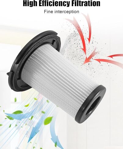 2PCS Vacuum Filter Fit for WHALL EV-691 Cordless Vacuum Cleaner, Dry Vac Filter Cleaner for Home, Washable Reusable Vacuum Filter in Kuwait