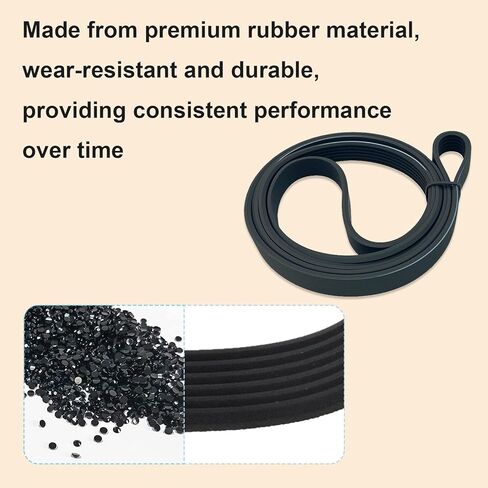 Compatible with Campbell Hausfeld Air Compressor Drive Belt Replacement for Models VT558705, VT558801, VT559501, VA5001, VT6224 – Replaces BT004800AV, BT-48, Durable Compressor Belt, Easy Installation in Kuwait