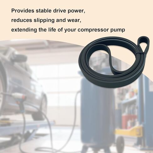 Compatible with Campbell Hausfeld Air Compressor Drive Belt Replacement for Models VT558705, VT558801, VT559501, VA5001, VT6224 – Replaces BT004800AV, BT-48, Durable Compressor Belt, Easy Installation in Kuwait