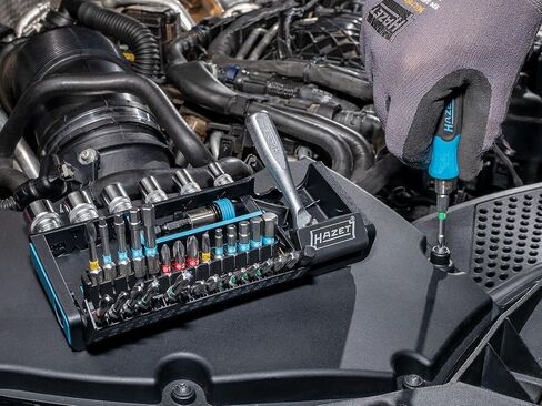 حامل أدوات HAZET Smartholder 2300SH-1 I مجموعة أدوات مكونة من 39 قطعة، المحرك: مسدس 6.3 (1/4 بوصة)، مربع 6.0.12 بوصة (1/4 بوصة) I مجموعة أدوات عملية سهلة الاستخدام للغاية وصغيرة الحجم in Kuwait