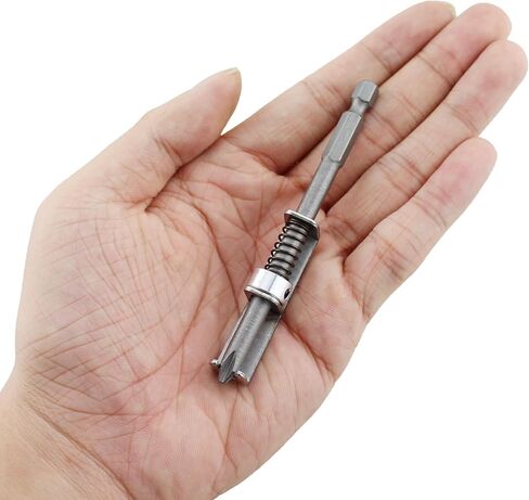 TAODAN 3.94 Inch Length Spring Loaded Screwdriver Bit Single Handed Operation Anti Drop Device Suitable for Electricians Mechanics DIY Home Repair in Kuwait