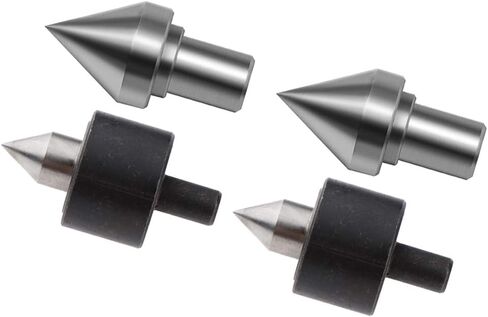4 قطع من مركز Tailstock للمحمل المباشر، مجموعة محول ظرف مثقاب مخرطة صغيرة، لخراطة الخشب وتشغيل المعادن، مجموعة ملحقات المخرطة الدقيقة (أ) in Kuwait