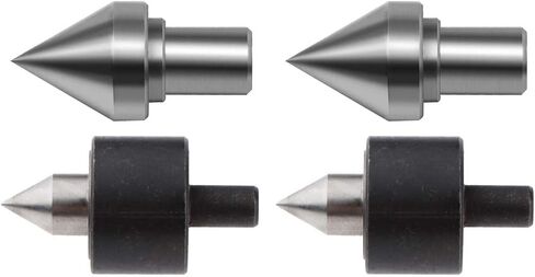 4 قطع من مركز Tailstock للمحمل المباشر، مجموعة محول ظرف مثقاب مخرطة صغيرة، لخراطة الخشب وتشغيل المعادن، مجموعة ملحقات المخرطة الدقيقة (أ) in Kuwait