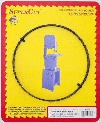 SUPERCUT 80 بوصة × 1/8 بوصة × 0.025 × 18 TPI أداة كربون شفرة المنشار الحزامي الفولاذية لقطع الخشب أو البلاستيك أو المعادن غير الحديدية in Kuwait