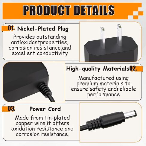شاحن 6 فولت متوافق مع مقص كهربائي لاسلكي Worx 4V ZipSnip WX082L سلك إمداد طاقة بديل in Kuwait