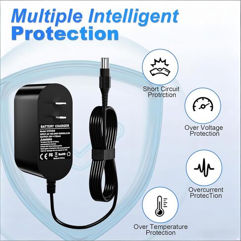 شاحن لسلسلة Bissell PowerClean، شاحن سريع متوافق مع بطارية Bissell FurGuard 280W 4141 وFurFinder 200W 4143، محول طاقة تيار متردد بديل للمكنسة الكهربائية اللاسلكية Bissell in Kuwait