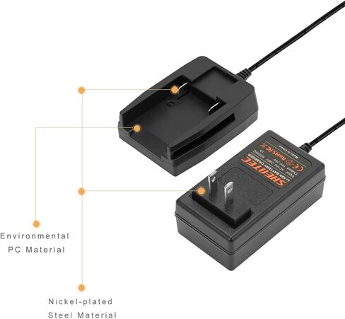 شاحن ليثيوم Shentec 18 فولت و20 فولت متوافق مع بطارية Worx WA3875 Wa3757 Wa3578 WA3525 Wa3522 WA3544 WA3512 WA3520 WA3525 WA3512.1 WA3742 WA3732 WA3847 in Kuwait