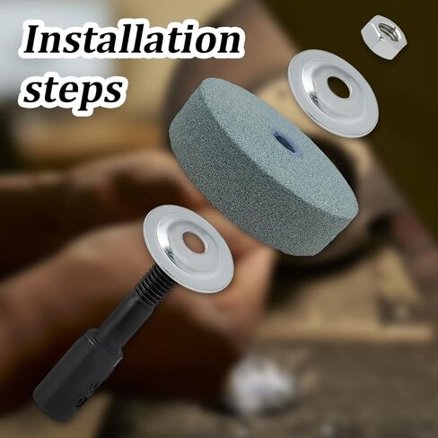 arricraft 2 Bags Shaft Arbor Extender, 2 Styles Steel Spindle Adapters Motor Arbor Adapter Bench Grinder Extension Shaft Backing Kit for Polisher Sander Polishing Grinding Buffing Wheel Rotary in Kuwait