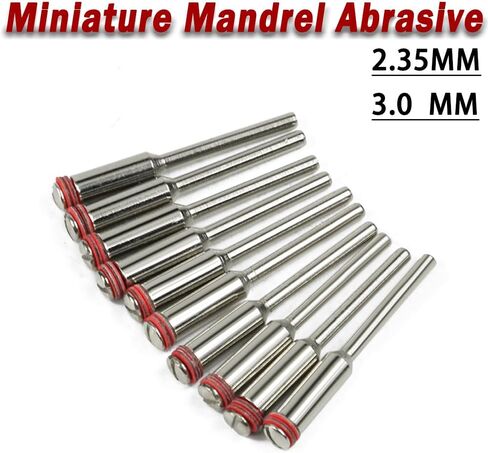 10 Pcs Mini Rotary Tool Mandrel Nickel Plated Steel Mandrel Holder Cutting Disc Holder Compatible with Fixed HSS Cut-Off Wheel Discs, Rotary Tools(3mm) in Saudi Arabia