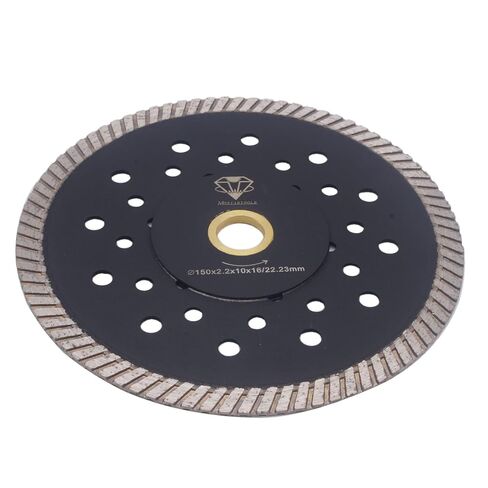 6 Inch Dry Cutting Turbo Circular Saw Diamond Blade for Granite 7/8" - 5/8" Arbor Reinforced Continuous Rim Diamond Cutting Disc in Kuwait