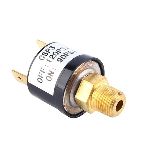 90-120 PSI مفتاح ضغط ضاغط الهواء، التيار المتناوب 110-220 فولت تيار مستمر 6-36 فولت مفتاح ضغط الهواء لآلة مكبس ضاغط الهواء in Kuwait