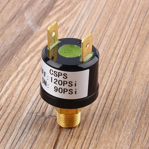 90-120 PSI مفتاح ضغط ضاغط الهواء، التيار المتناوب 110-220 فولت تيار مستمر 6-36 فولت مفتاح ضغط الهواء لآلة مكبس ضاغط الهواء in Kuwait