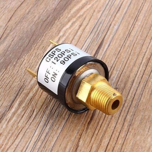 90-120 PSI مفتاح ضغط ضاغط الهواء، التيار المتناوب 110-220 فولت تيار مستمر 6-36 فولت مفتاح ضغط الهواء لآلة مكبس ضاغط الهواء in Kuwait