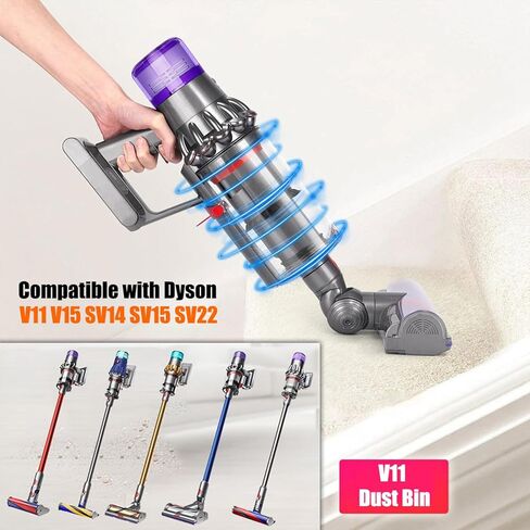 قطع غيار مكنسة صندوق الغبار وقطع غيار الفلتر المتوافقة مع المكانس الكهربائية Dyson V11 V15 SV14 SV15 SV22 - أجزاء ملحقات المكنسة الكهربائية in Kuwait
