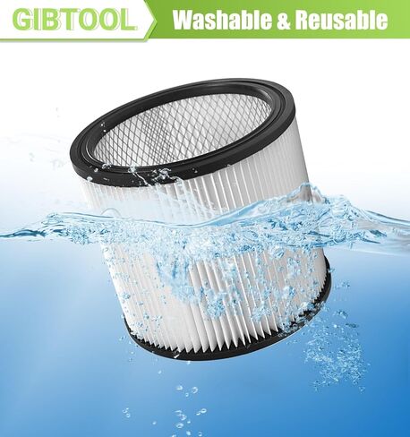 عبوتان بديلتان من فلاتر 90304 Shop Vac لـ 90350,90333,903-04-00 ومعظم المكانس الكهربائية الرطبة/الجافة 5 جالون فما فوق in Kuwait