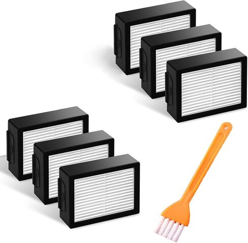 6 Pack Replacement HEPA Filter for iRobot Roomba i7 i7+ i3 i3+ i4 i4+ i6 i6+ i8 i8+ E5 E6 E7 J5 J5+ J6 J6+ J8 J8+ in Saudi Arabia