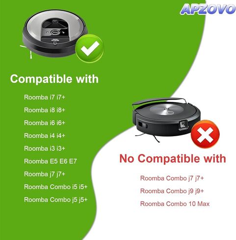 6 Pack Replacement HEPA Filter for iRobot Roomba i7 i7+ i3 i3+ i4 i4+ i6 i6+ i8 i8+ E5 E6 E7 J5 J5+ J6 J6+ J8 J8+ in Saudi Arabia