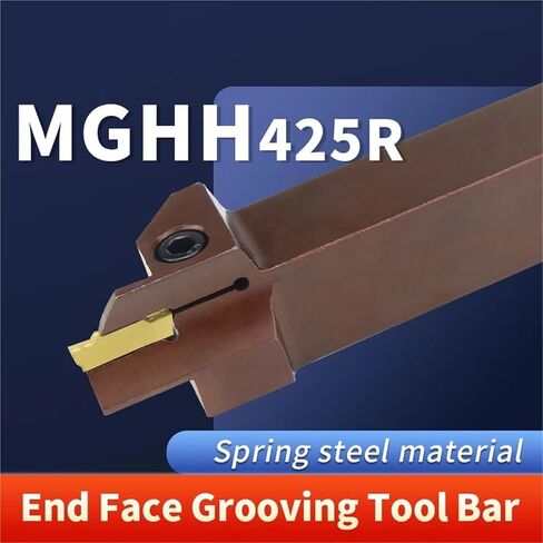 Grooving Turning tool MGHH425R Spring Steel End Face Groove Cutter, MGMN400 Insert,CNC Lathe Cutting Tool Holder(MGHH425R48-60T) in Saudi Arabia