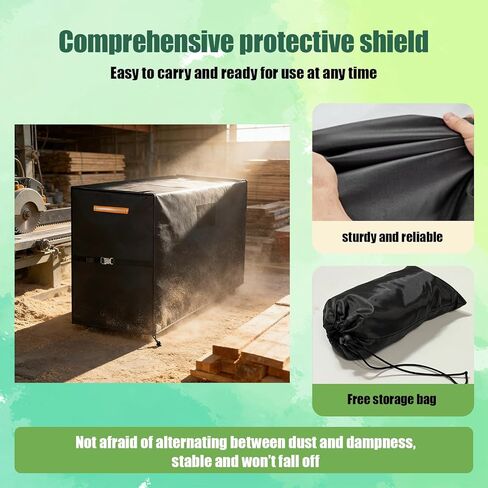 Air Compressor Cover – Waterproof Outdoor Cover for 48"x24"x32" Stationary Compressors, Heavy-Duty Thickened 600D Oxford Fabric Covers for AG2-SM14/AG-S1002 (48"x24"x32") in Kuwait