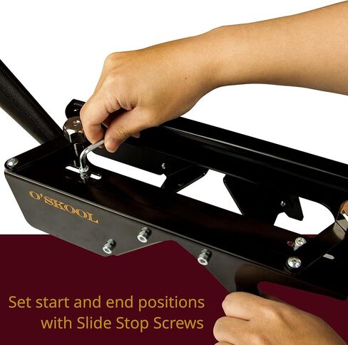 O'SKOOL Self-Centering Steel Spline Jig for Trim Routers – Woodworking Jig for Cutting Spline Joints on Large Furniture Corners, Boxes & Frames in Kuwait