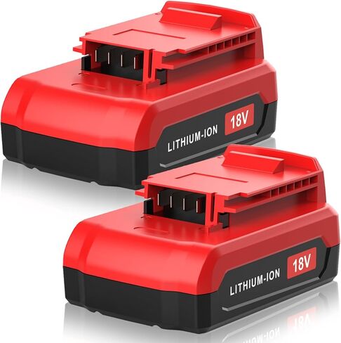 reoben 2 حزمة 3.6ah PC18BLX 18V بطارية بديلة لكابل بورتر 18 فولت بطارية PC18B PC18BL PC18B-2 متوافق مع كابل بورتر 18 فولت بطارية ليثيوم PC18BLEX PCC489N PC188 أدوات كهربائية (أحمر) in Kuwait