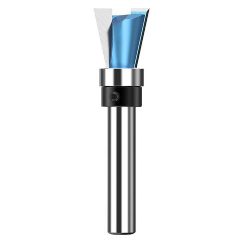 HUHAO Dovetail Router Bits 1/4 Inch Shank Dovetail Joint Router Bit with Bearing for Woodworking Cutter for Making Boxes Drawers Chests, Great for Craftsman Woodworking in Kuwait