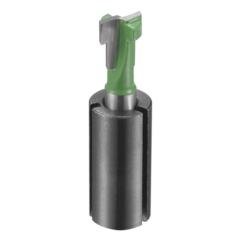 1/4" Shank Keyhole Router Bit 3/8" Diameter with 1/2" to 1/4" Router Collet Adapter, Carbide Tipped Wood Milling T-Slot Cutter in Kuwait