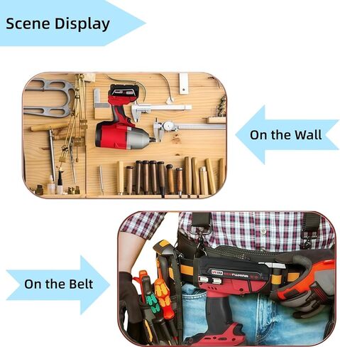 12 PK 42-70-2653 Belt Clip Hooks - Compatible with Impact Driver & Hammer Drill - Fits 2604-20 2604-22 2797-22 Tools with Free Screws in Kuwait