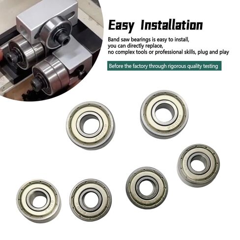 G0555 Saw Bearings Compatible with Grizzly G0555 Band Saw, Bandsaw Thrust and Guide Bearing Replacement, 6 Pack in Kuwait