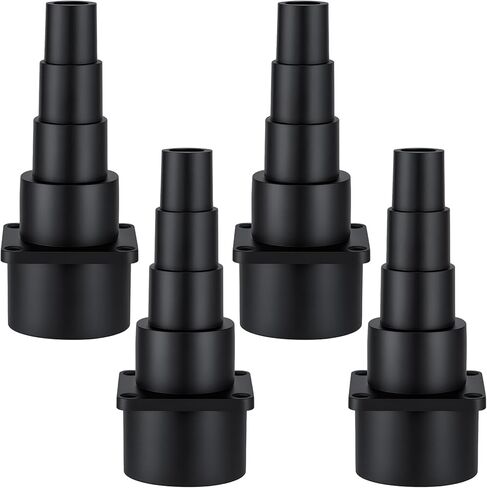 4 Pack Hose Adapter Vacuum Cleaner Adapter Universal Tool Adapters Attachment Connects to Power Tools to Contain Dust in Kuwait